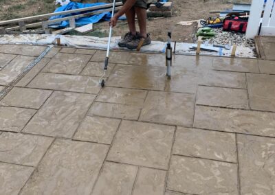 Stamped Concrete Patio Project in Southington, CT