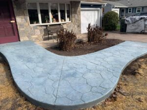 Stamped Concrete Patio Project in Cheshire, CT
