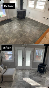 Tile Flooring Installation Project