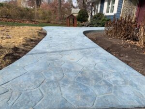 Stamped Concrete Patio Project in Cheshire, CT