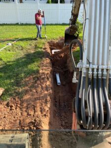 Landscape Drainage Project | Trench Drain Installation | Yard Grading