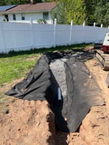Landscape Drainage Project | Trench Drain Installation | Yard Grading