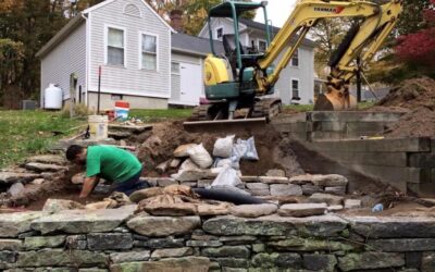 Glastonbury, CT | Boulder Retaining Wall Construction