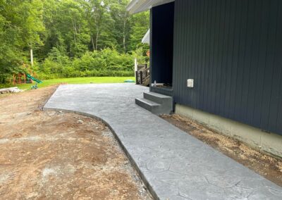 Stamped Concrete Patio Project in Thomaston, CT