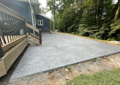 Stamped Concrete Patio Project in Thomaston, CT