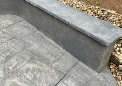 stamped- majestic ashlar stamp in cape cod gray with storm gray permatique 2