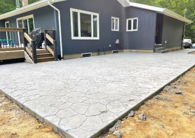 Stamped Concrete Patio Project in Manchester, CT