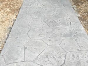 Stamped Concrete Patio Project in Manchester, CT by Coastal Creations, LLC.