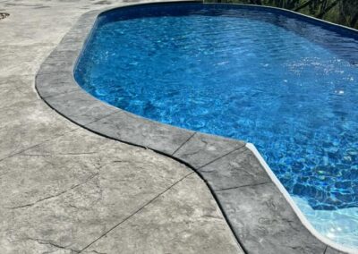 Stamped Concert Pool Patio in Middletown, CT