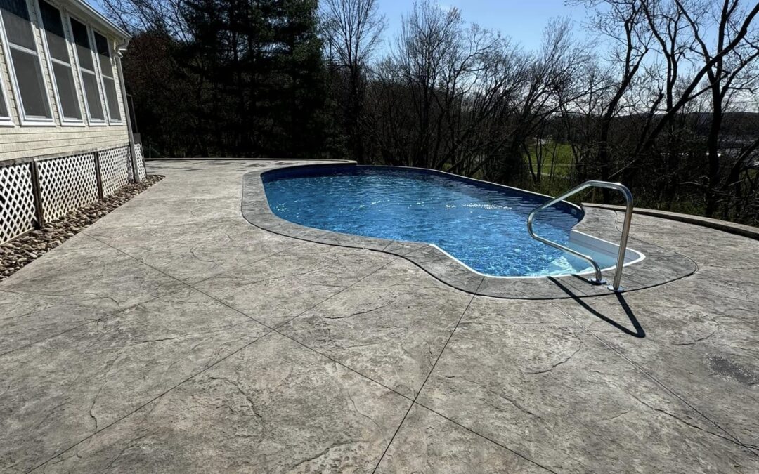 Stamped Concrete Pool Patio Contractors in Norwich, CT